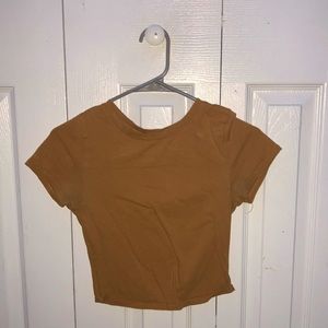 Bozzolo Orange Crop Top Teens